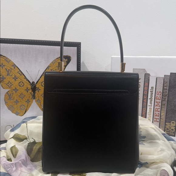 Salvatore Ferragamo Calfskin Gancini Top Handle Bag - Picture 3 of 14